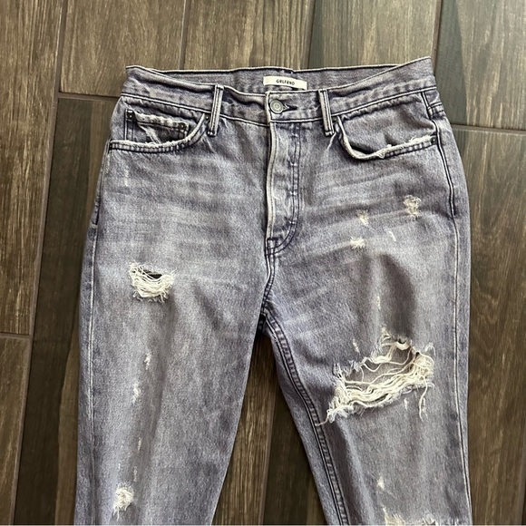 GRLFRND Karolina High Rise Skinny Crop Jeans Destroyed in You Got the Look Sz 27 - Picture 4 of 9